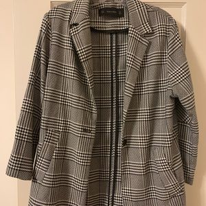 Zara Plaid Blazer